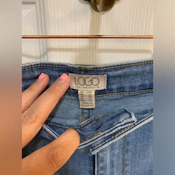 Logo by Lori Goldstein jeans Size 20W - Picture 2 of 3